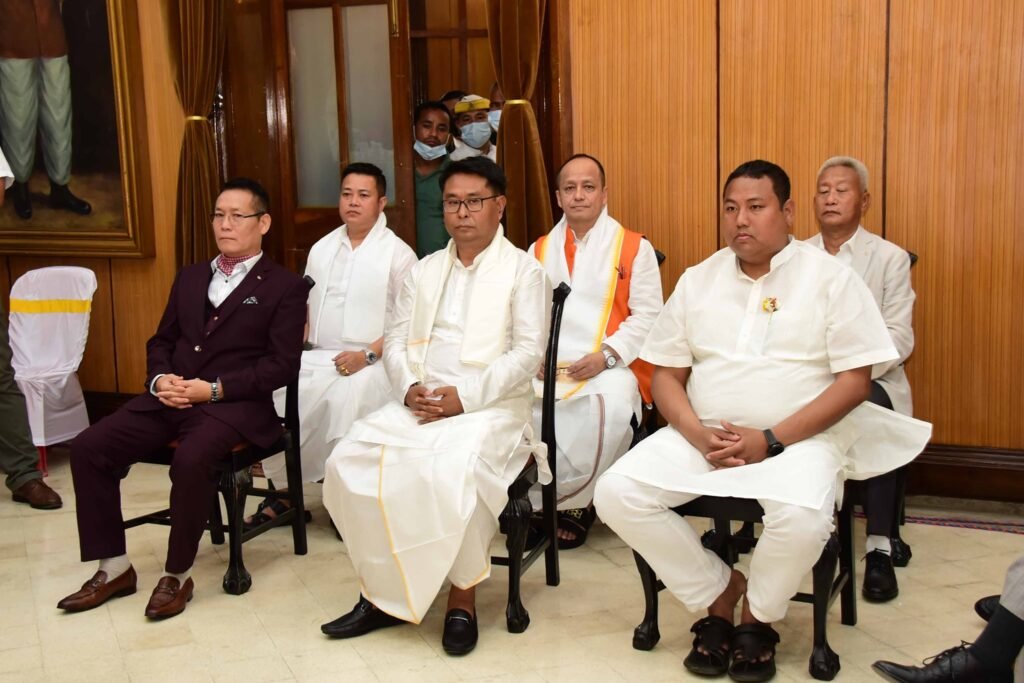 Six new Ministers inducted in Biren led govt