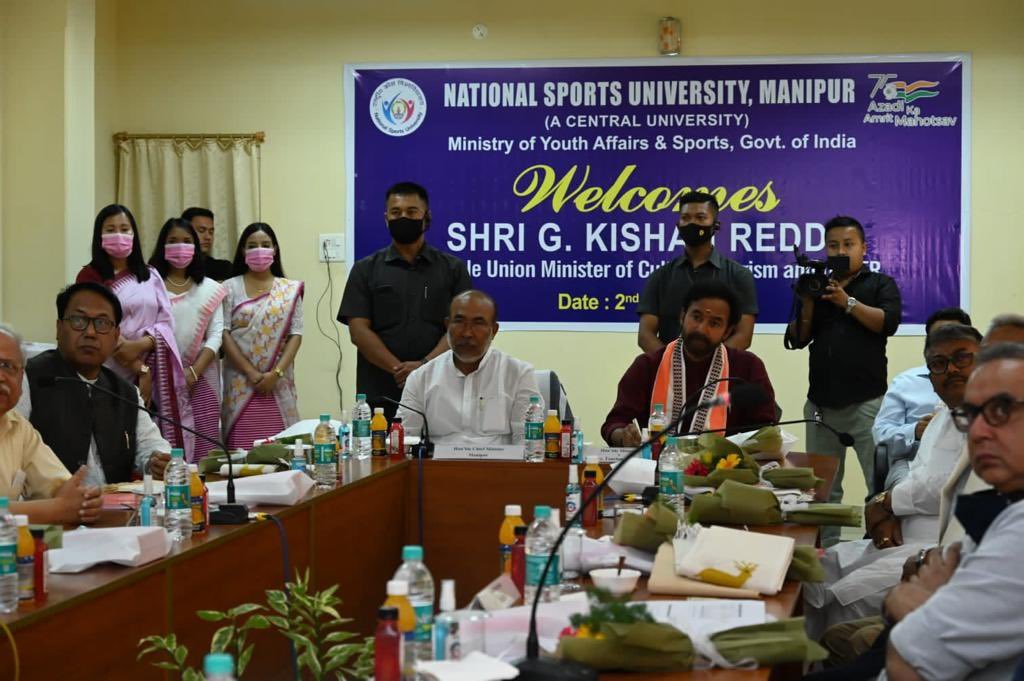 National Sports University (NSU) will be the platform that will push Manipur into the international sport arena - Union Minister of Culture, Tourism and DoNER G Kishan Reddy