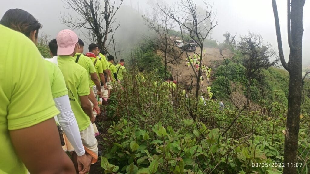 SPPM conducted plantation drive at Thangjing hills