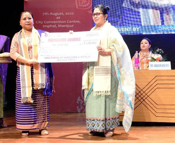 Minister for Textiles, Commerce & Industry Nemcha Kipgen launched the Cluster Development Programme in Manipur