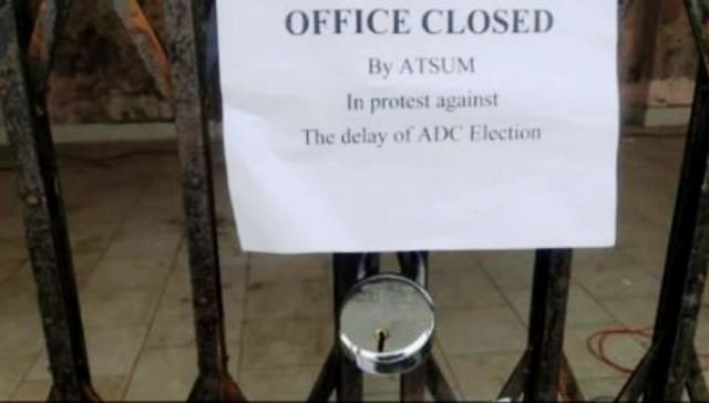 The United Naga Council (UNC) is against the holding of ADC elections in the new districts of Manipur