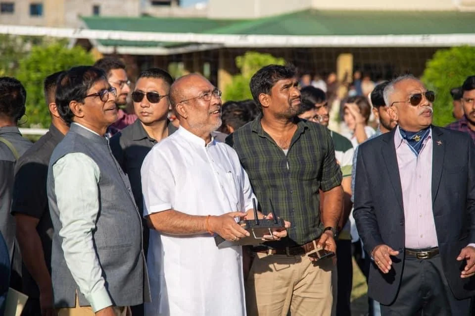 Drone School in Manipur soon 1 Cm N Biren says govt is starting a Drone School in Manipur soon.