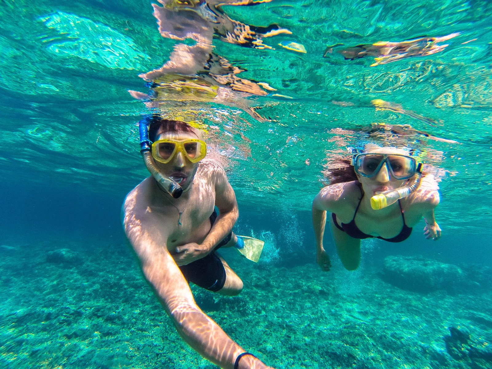 Family adventure travels in Snorkeling