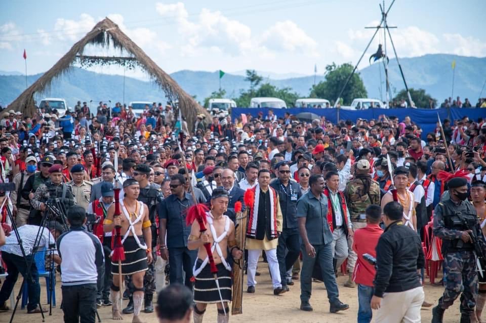 State-level Chaga Ngee festival at Makuilongdi Liangmai Village in Senapati district