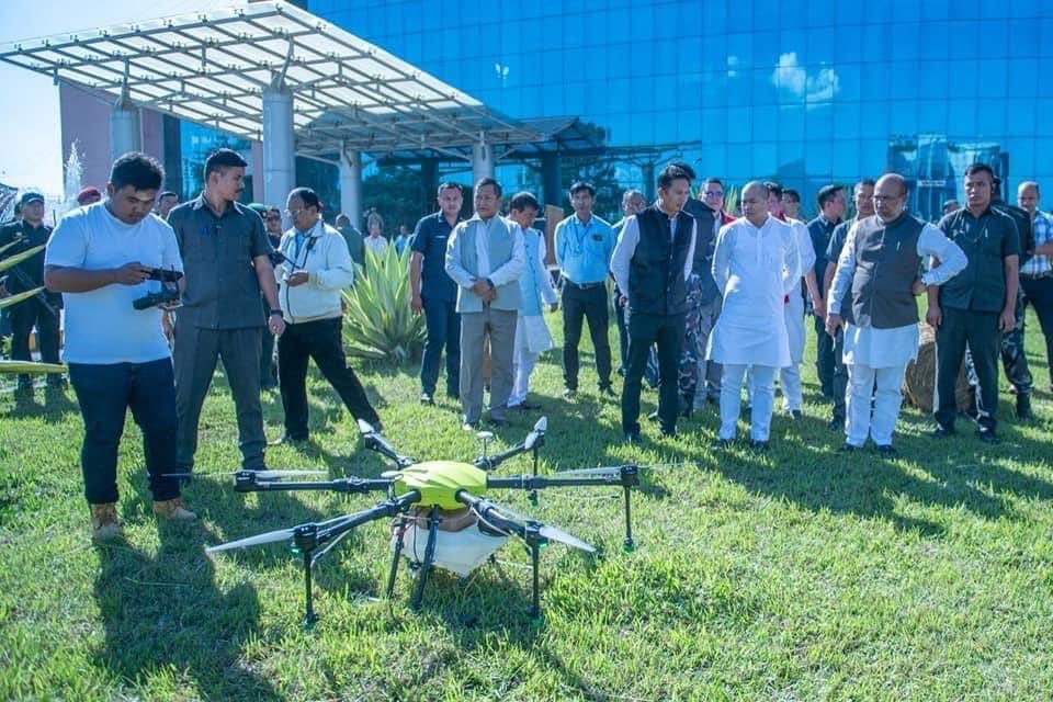 Farm Drones to be used at the paddy fields in Manipur to increase the crops