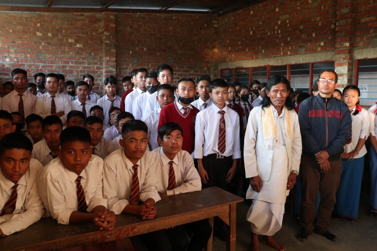 Thang Ta course begins at Comprehensive School Oinam 9 Thang Ta course at Comprehensive School Oinam