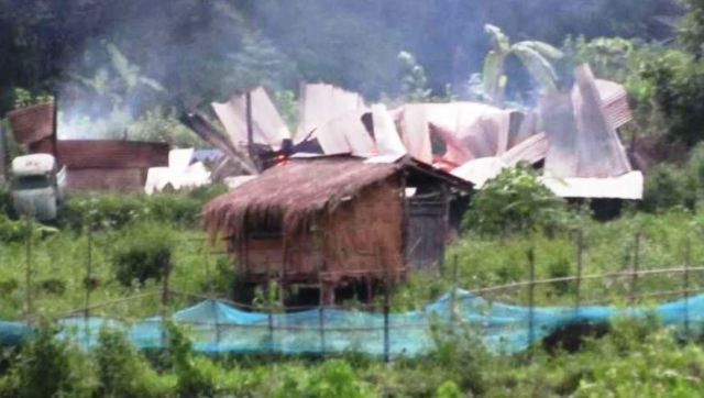 Kuki militants set ablaze Meitei sacred site Kongba Maru Laiphamlen