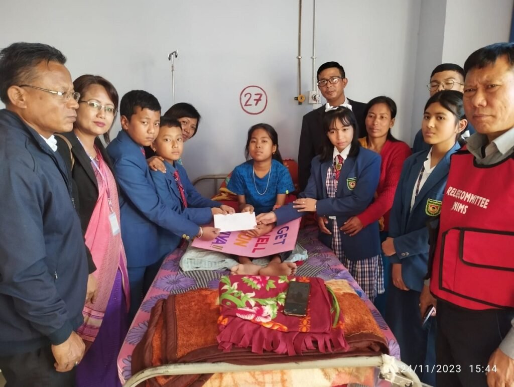 School Sends Greeting Card to Laishram Deviya