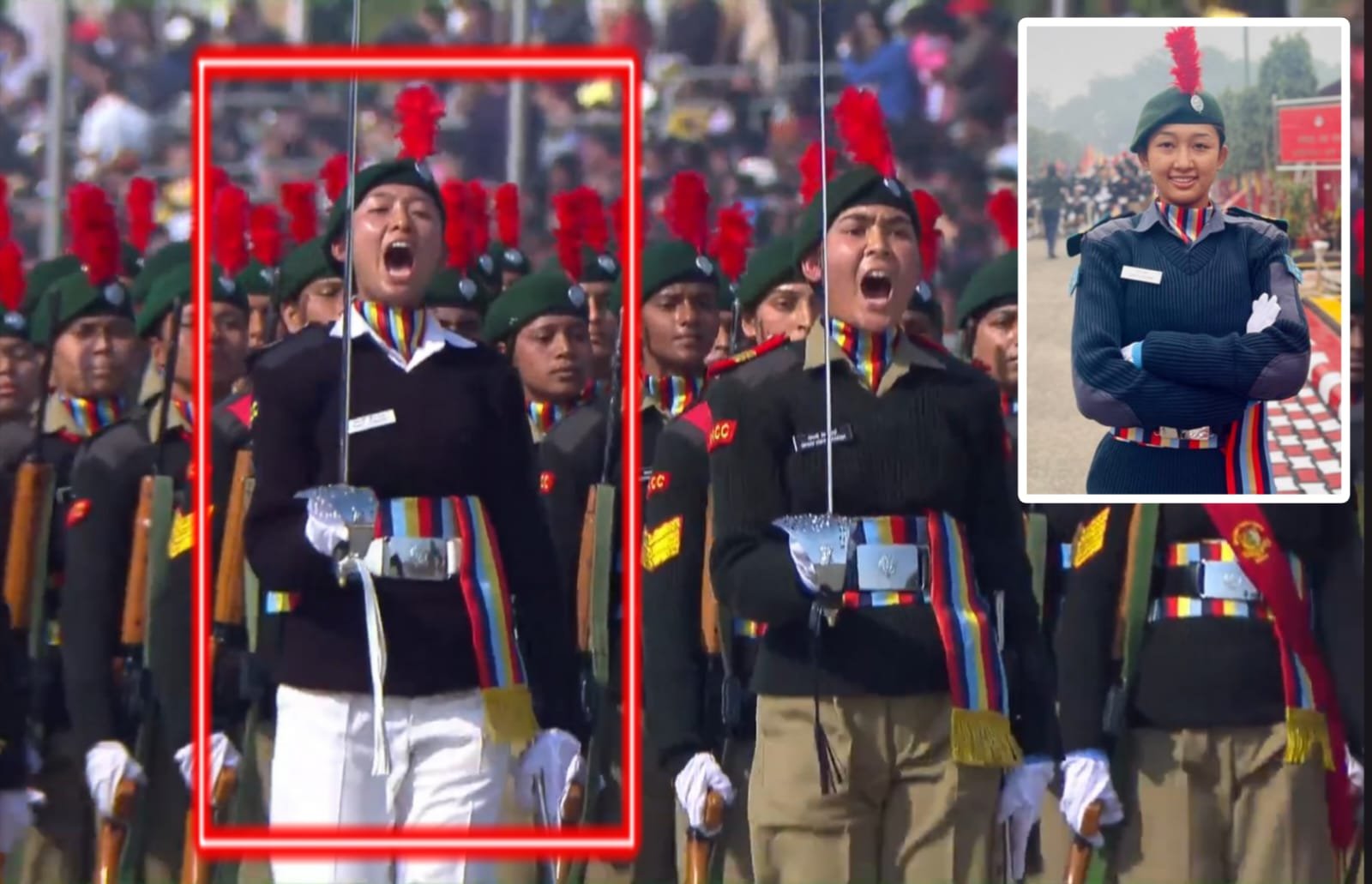 Swaty Laishram Leads All India NCC Girls Contingent at R-Day 2026 Parade 10 IMG 20260128 WA0010