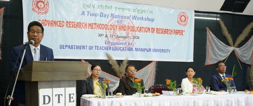 Manipur University Organises Two-Day National Workshop on Advanced Research Methodology