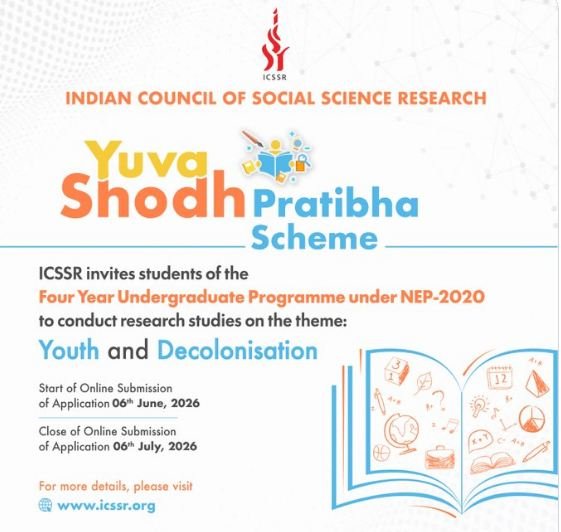 ICSSR Launches Yuva Shodh Pratibha Scheme