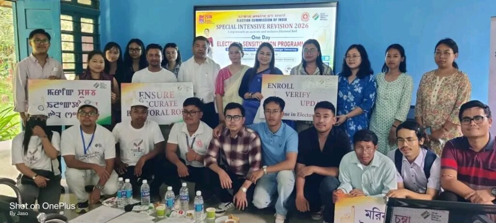 Manipur University Holds Electoral Sensitisation Programme on Electoral Roll Revision