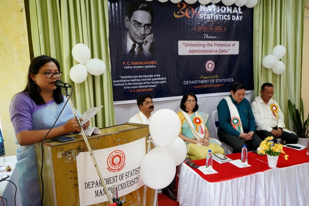 20th National Statistics Day Observed at Manipur University on Administrative Data Theme