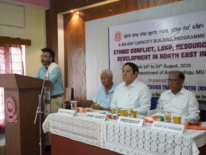 Manipur University Begins Capacity-Building Programme on Ethnic Conflict, Land, Resources and Development 3 Manipur University Begins Capacity-Building Programme on Ethnic Conflict, Land, Resources and Development.
