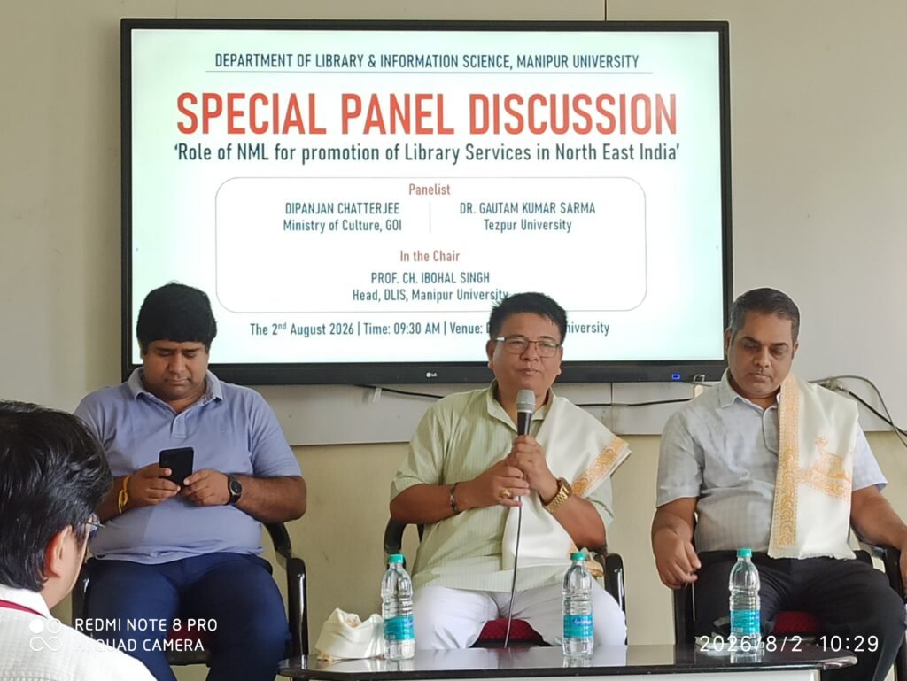 Panel Calls for Modernisation of Public Libraries in North East India 1 Panel Calls for Modernisation of Public Libraries in North East India