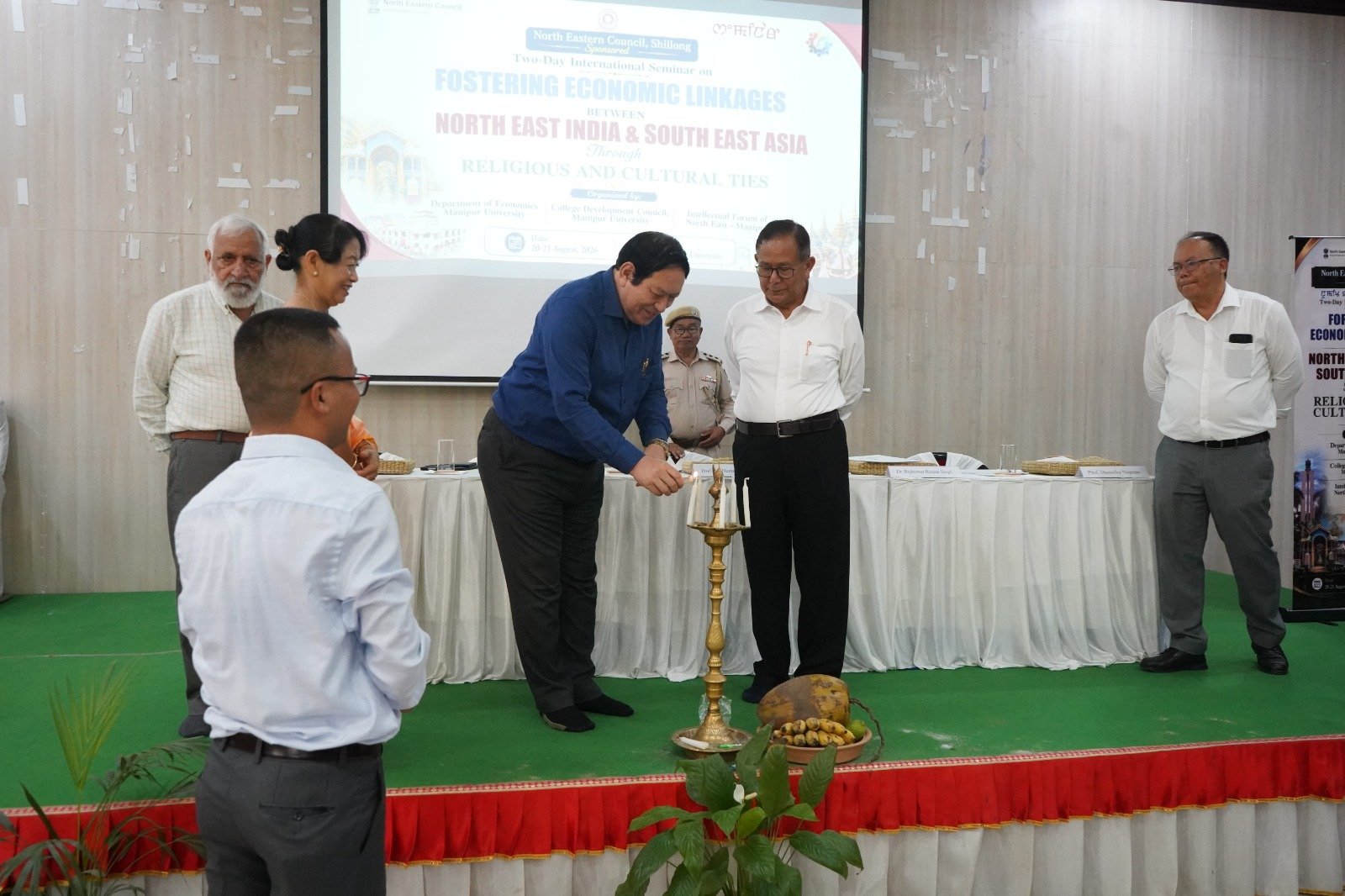 Northeast India must be placed at the centre of India’s engagement with Southeast Asia, with shared religious and cultural traditions serving as the foundation for stronger economic cooperation, speakers said at an international seminar held at Manipur University on Thursday.