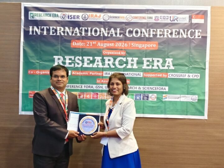 Manipur University Professor Wins International Research Award in Singapore 14 Manipur University Professor Wins International Research Award in Singapore