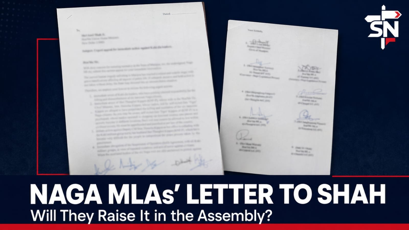 A Letter to Amit Shah Is Not Enough: Will Naga MLAs Raise These Allegations in the Manipur Assembly? 1 Letter bearing the names of Naga legislators seeking action from Union Home Minister Amit Shah over killings and militant violence in Manipur