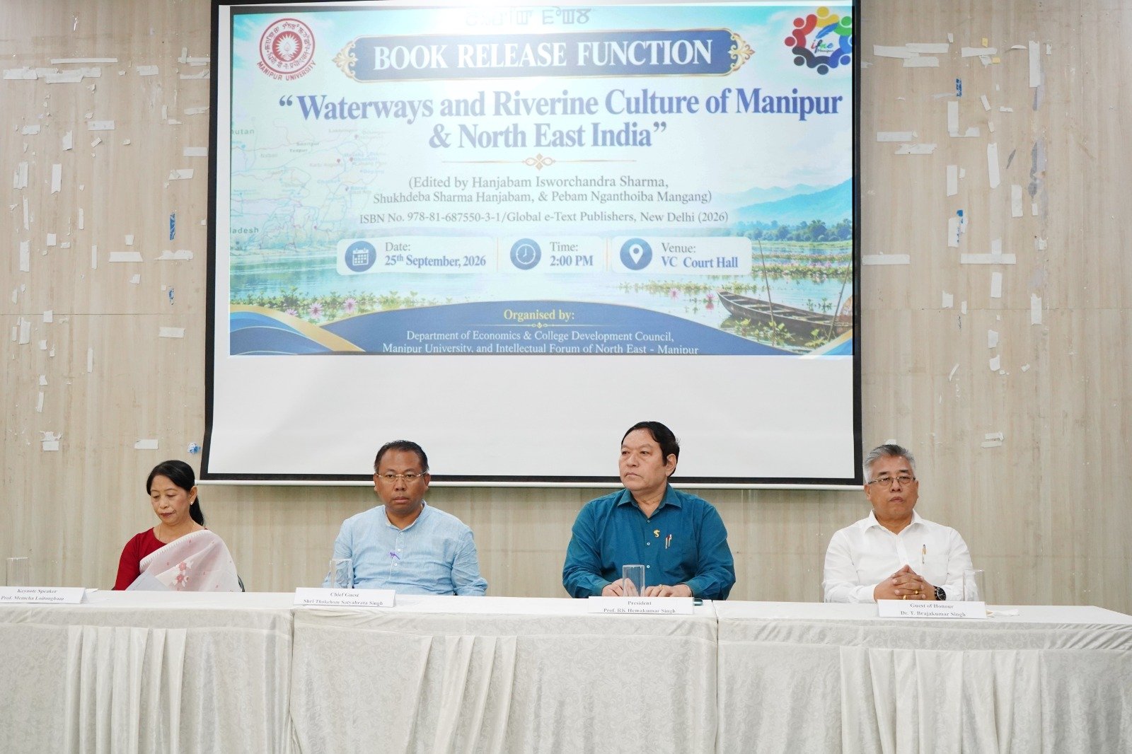 Manipur University Releases Book on Waterways and Riverine Culture of Manipur and Northeast India 1 Manipur University Releases Book on Waterways and Riverine Culture