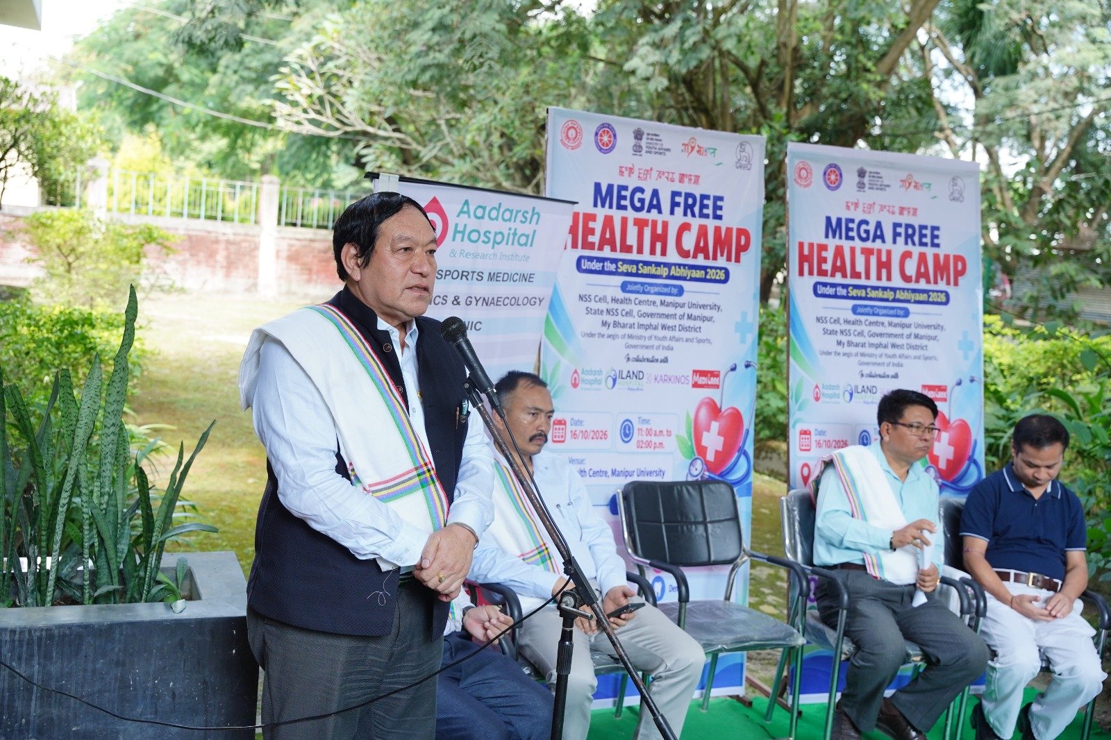 Manipur University Holds Mega Free Health Camp, Around 300 Participate 1 Manipur University Free Health Camp Draws 300 Participants